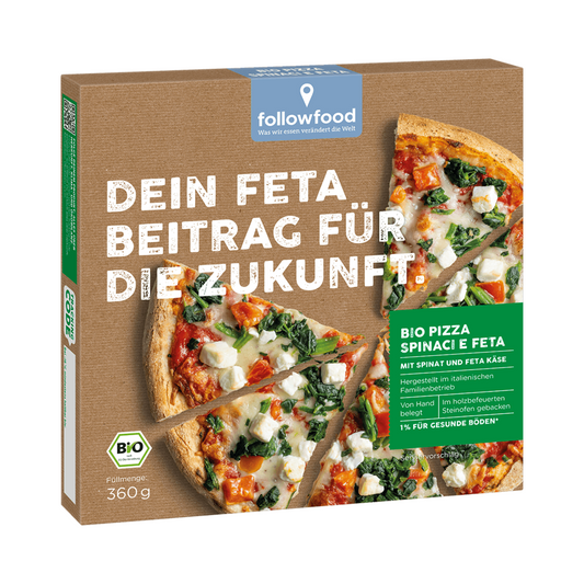 Bio Followfood Pizza Spinaci e Feta 360g