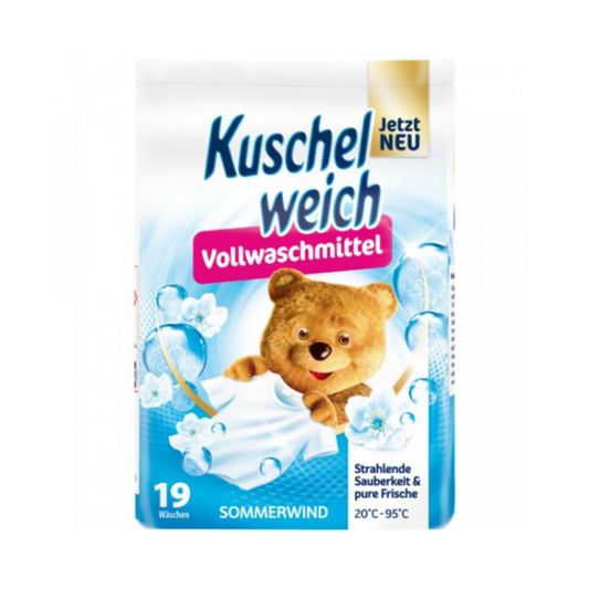Kuschelweich Vollwaschmittel Sommerwind Pulver 19WL 1,216kg