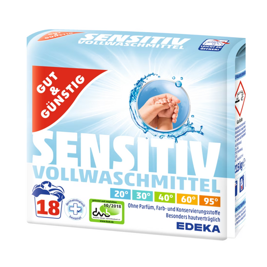 GUT&GÜNSTIG Sensitiv Vollwaschmittel 18WL 1,215kg