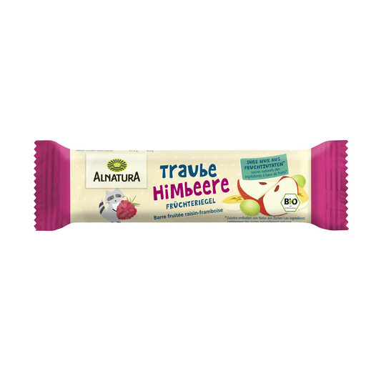Bio Alnatura Früchteriegel Traube-Himbeere ab 3 Jahren 23g