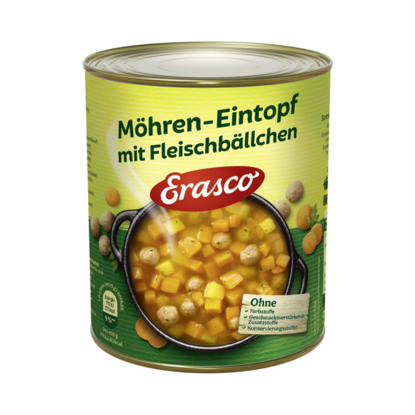 Erasco Möhren-Eintopf mit Fleischbällchen 800g
