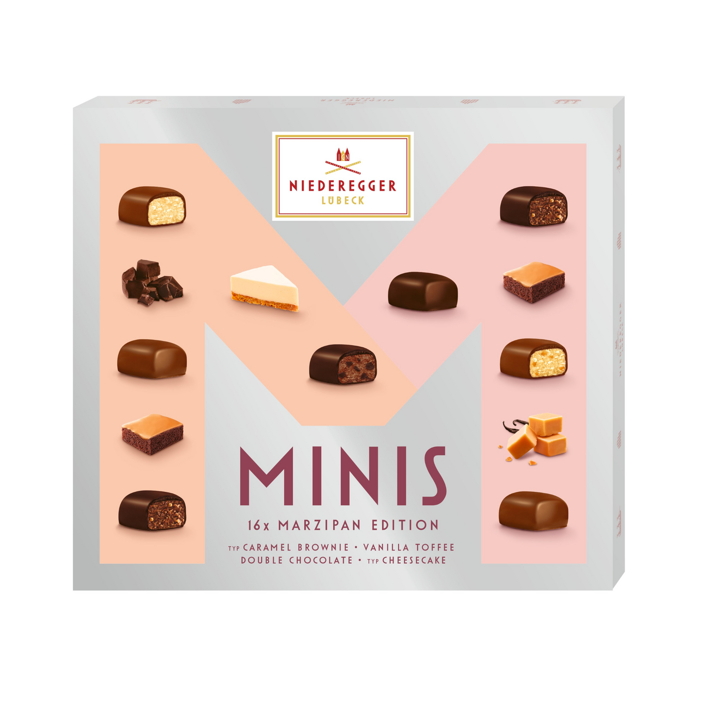 Niederegger Minis Marzipan Vielfalt 4-fach sortiert 112g