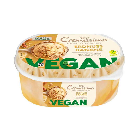 Langnese Cremissimo Erdnuss Banane Eis vegan 825ml