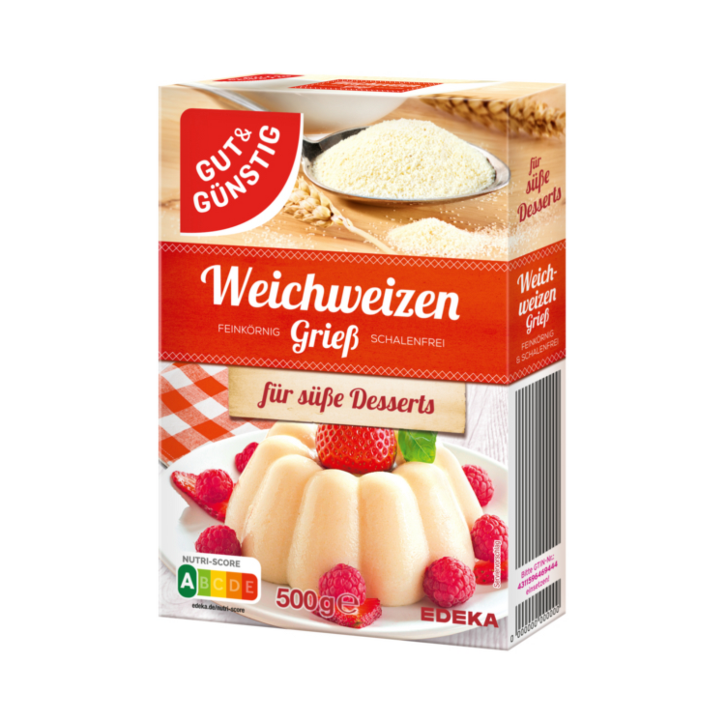 GUT&GÜNSTIG Weichweizengrieß 500g