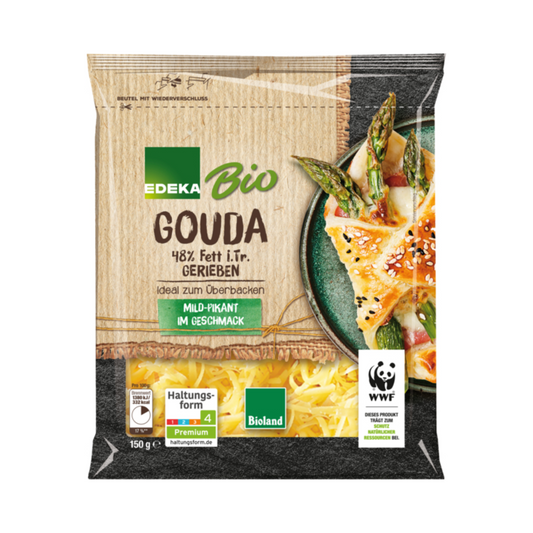 Bio EDEKA Gouda gerieben 48% 150g