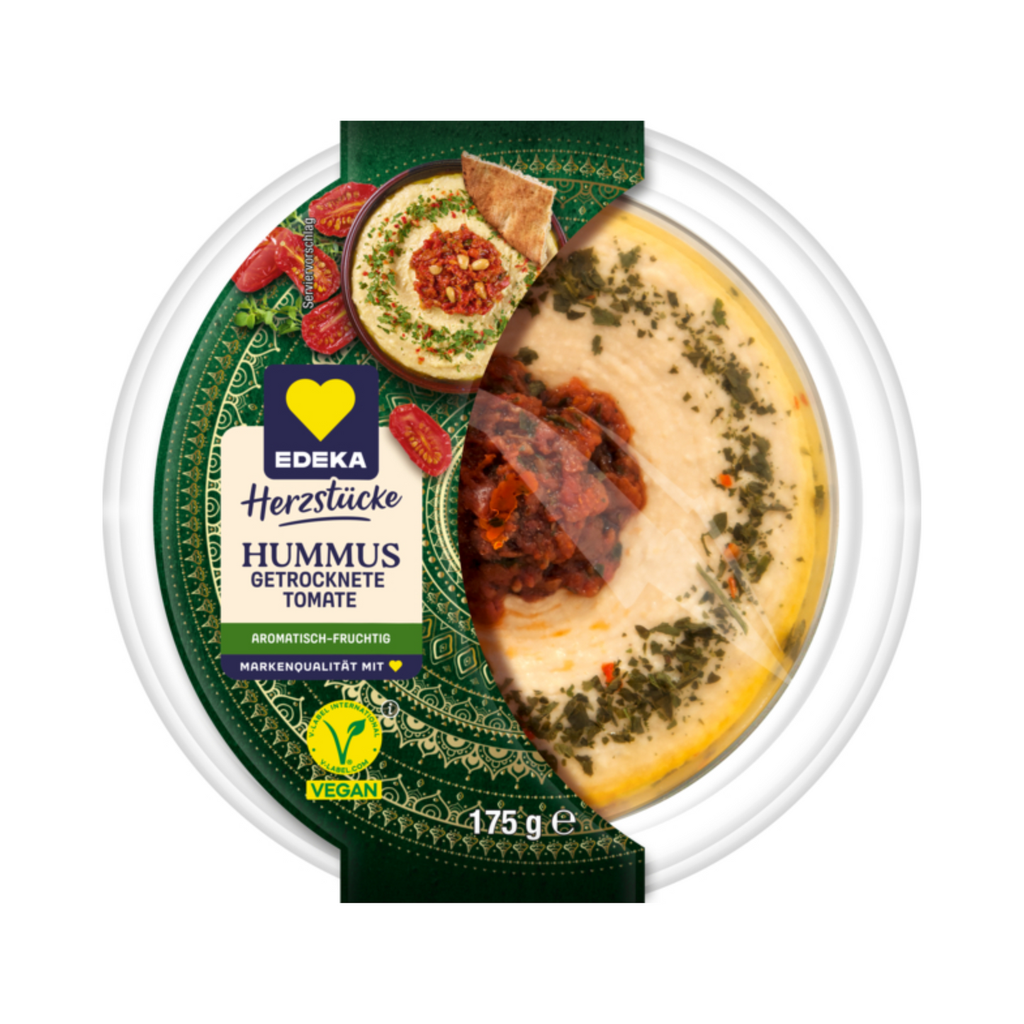 EDEKA Herzstücke Hummus getrocknete Tomate 175g