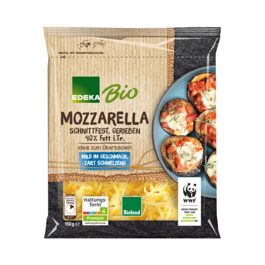 Bio EDEKA Mozzarella gerieben 40% 150g
