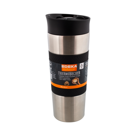 EDEKA zuhause Thermobecher schwarz 0,4l