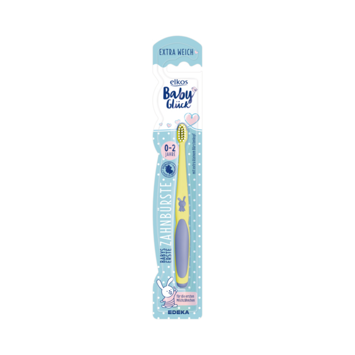 EDEKA elkos Baby Glück Zahnbürste Erste Zähnchen 1ST