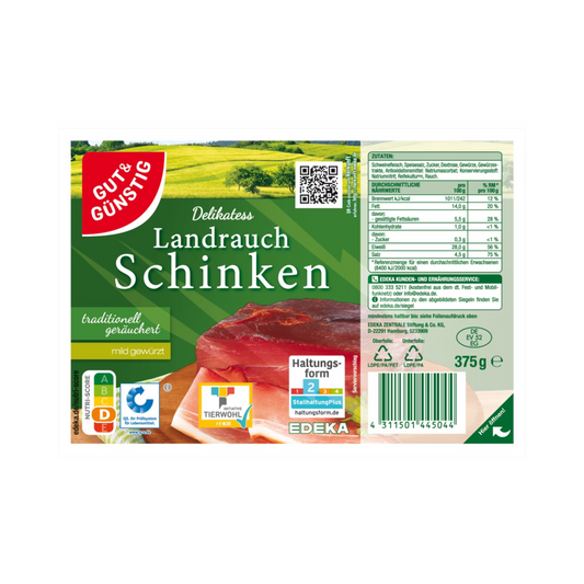 GUT&GÜNSTIG Landrauchschinken 375g QS ITW