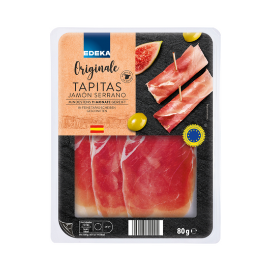 EDEKA Herzstücke Tapitas Serrano Schinken 80g