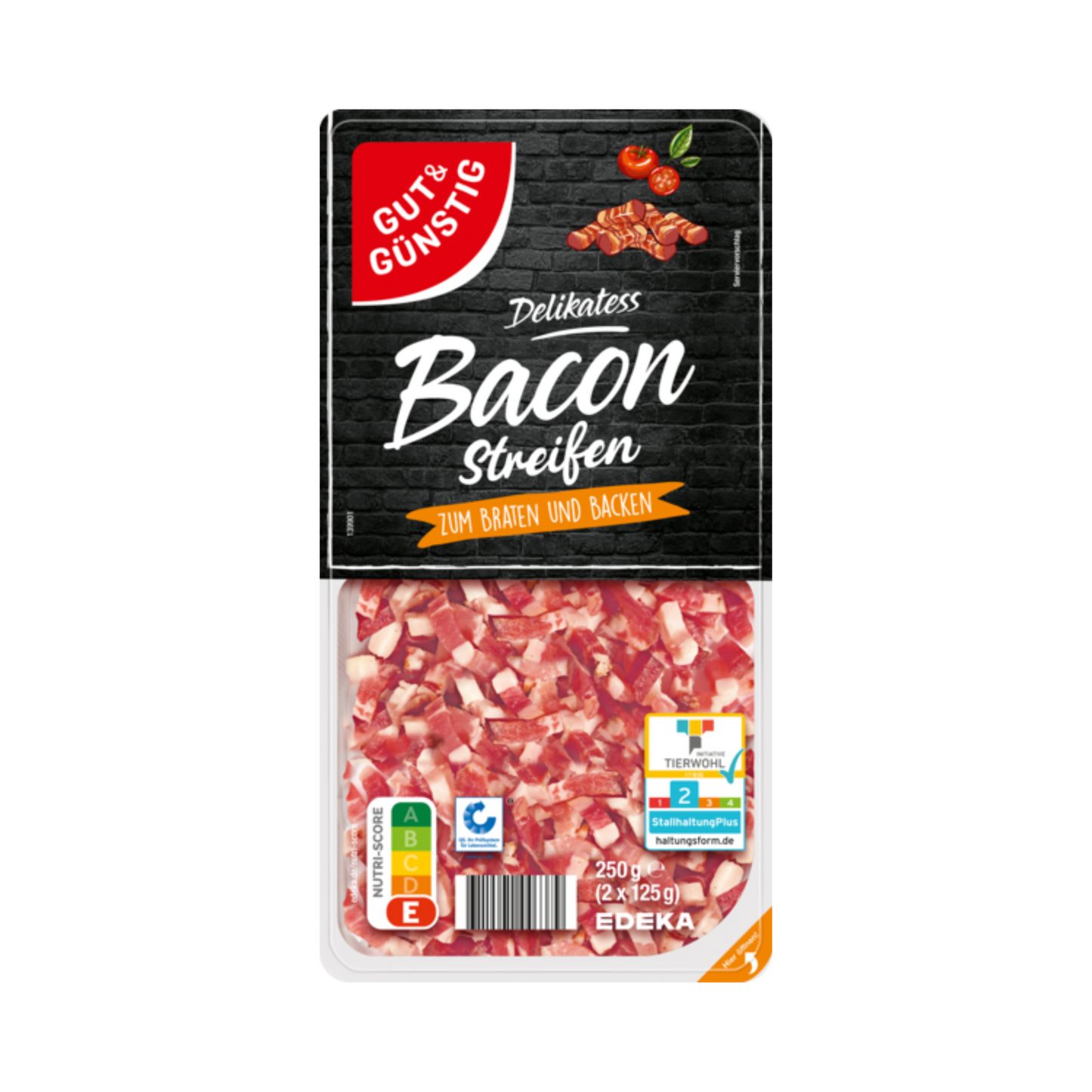 GUT&GÜNSTIG Baconstreifen 2x125g QS ITW