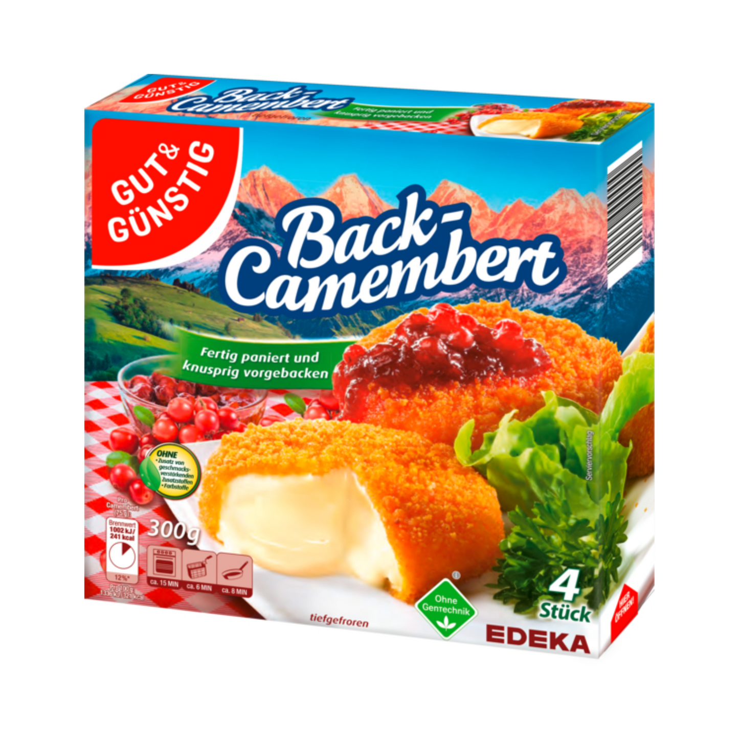 GUT&GÜNSTIG Back-Camembert 4x75g VLOG