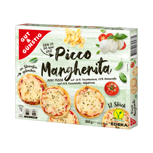 GUT&GÜNSTIG Mini Pizza Margherita 12x30g