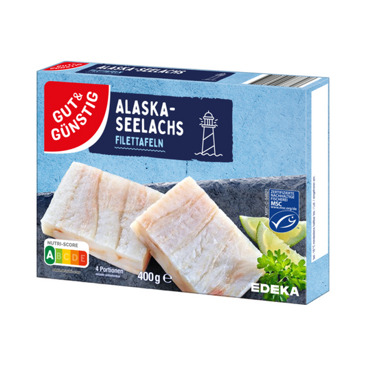 MSC GUT&GÜNSTIG Alaska Seelachsfilets natur 400g