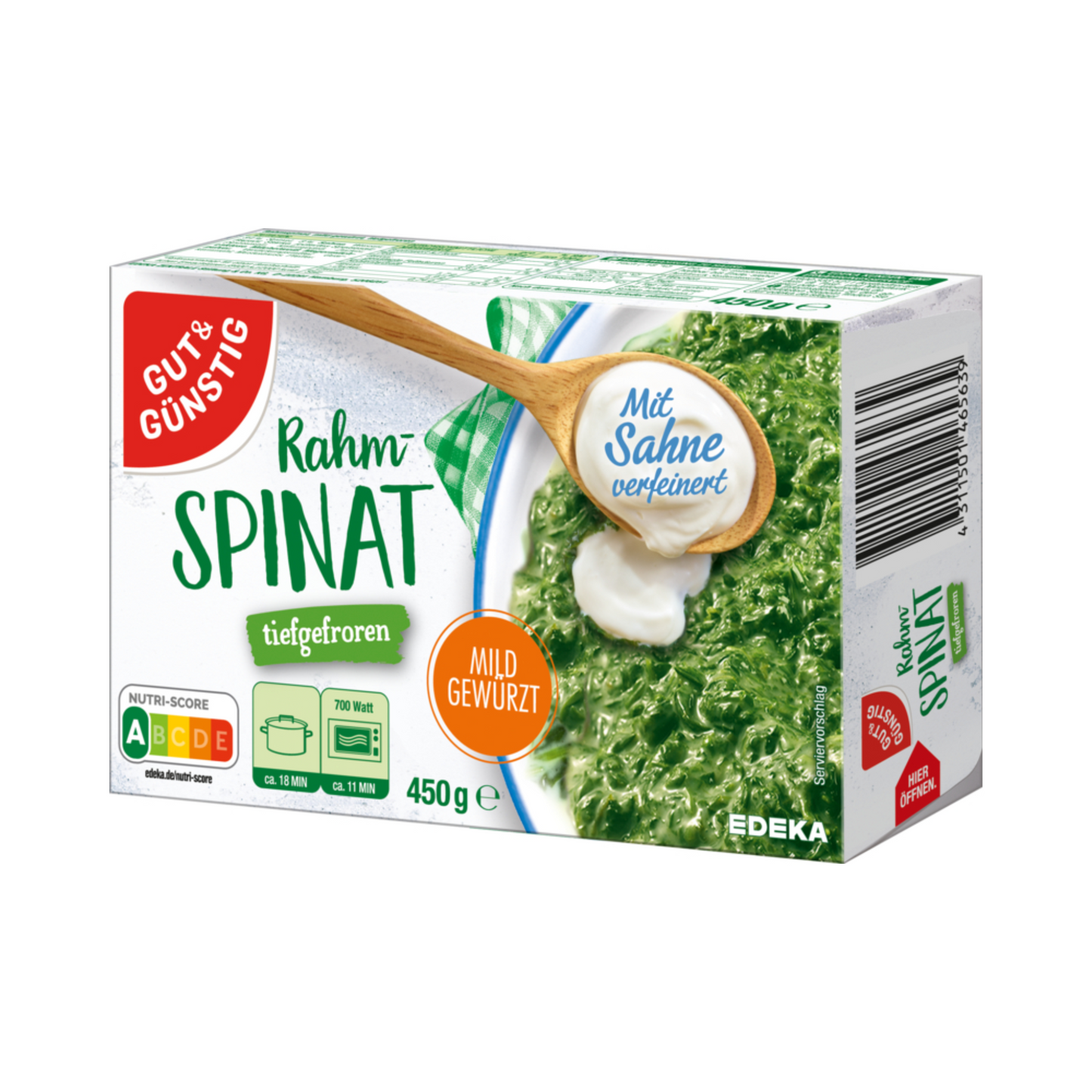 GUT&GÜNSTIG Rahmspinat 450g
