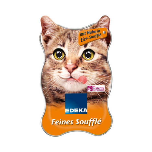 EDEKA Herzstücke Feine Pate mit Huhn in Eier-Souffle 85g