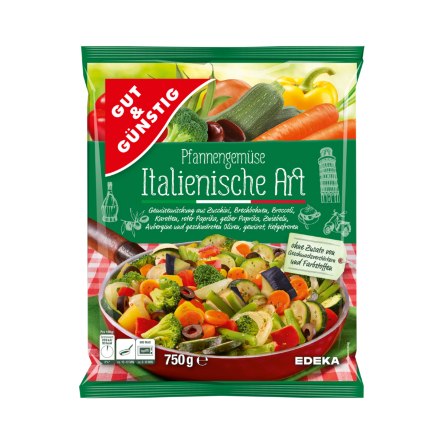 GUT&GÜNSTIG Pfannengemüse Italian Style 750g
