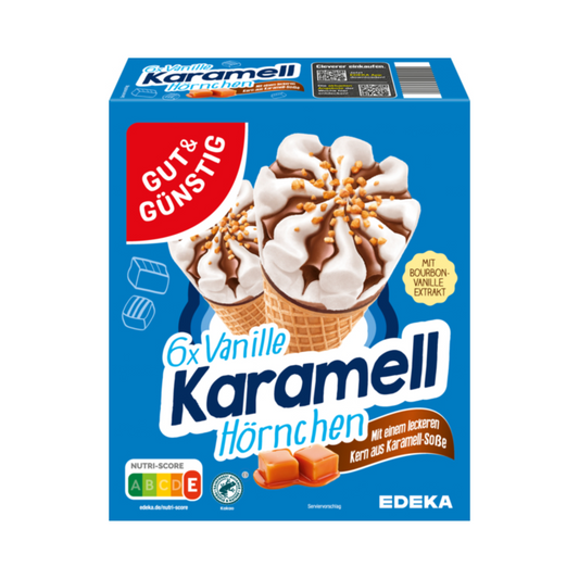GUT&GÜNSTIG Vanille Karamell Hörnchen 6x120ml