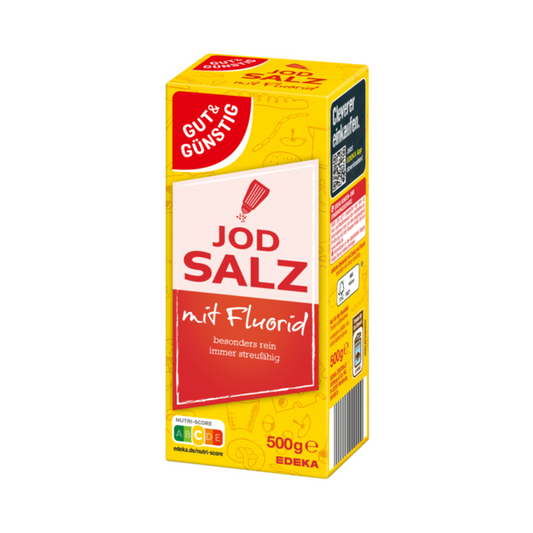 GUT&GÜNSTIG Jodsalz mit Fluorid 500g