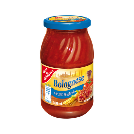GUT&GÜNSTIG Nudelsauce Bolognese 400ml
