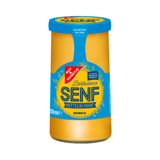GUT&GÜNSTIG Senf mittelscharf 250ml