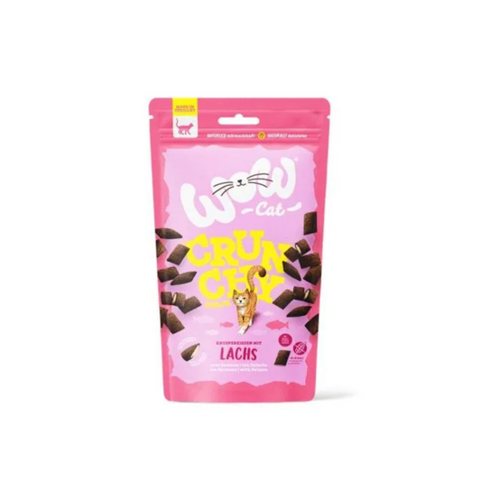WOW Cat Crunchy Snack mit Lachs 60g