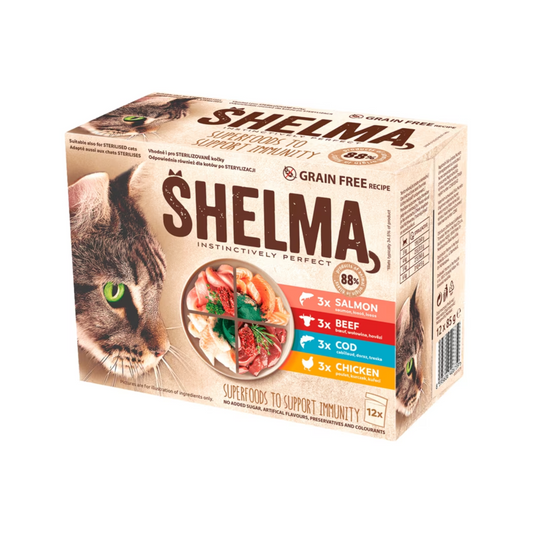 Shelma Meat Fish 12x85g