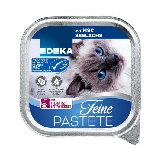 MSC EDEKA Herzstücke Feine Pastete mit MSC Seelachs 100g
