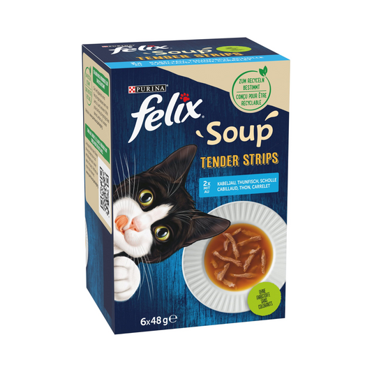 Felix Soup Tender Strips 6x48g