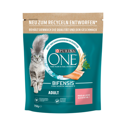 One Adult reich an Lachs und Vollkorngetreide 750g