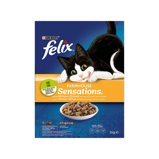 Felix Farmhouse Sensations Huhn Katzentrockennahrung 1kg