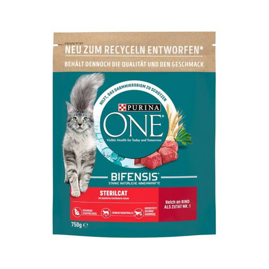 Purina One Sterilcat Rind 750g