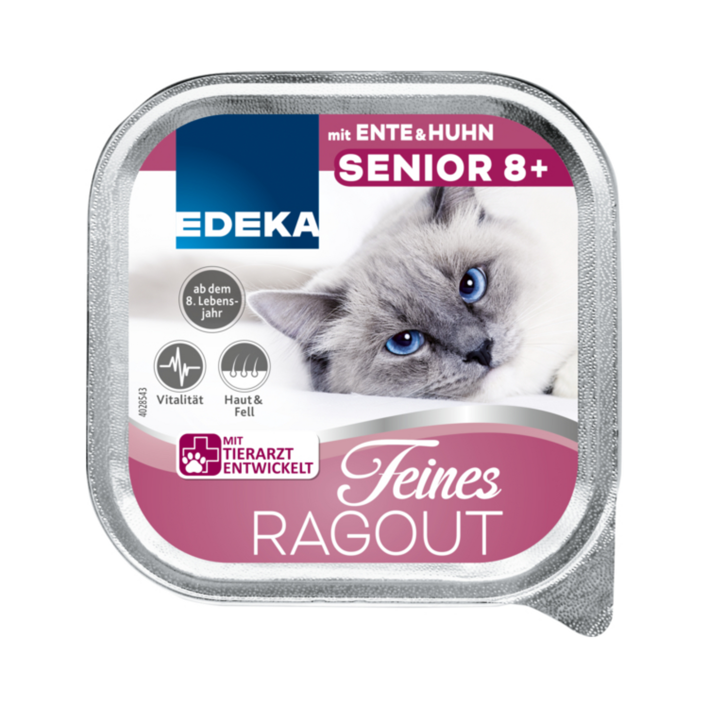 EDEKA Herzstücke Feines Ragout Senior mit Ente&Huhn 100g
