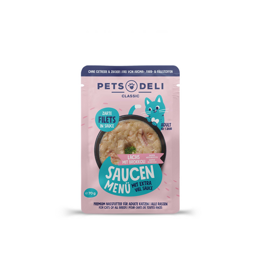 Pets Deli Saucen Menü Lachs 70g