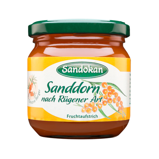 Sandokan Konfitüre Sanddorn nach Rügener Art 225g