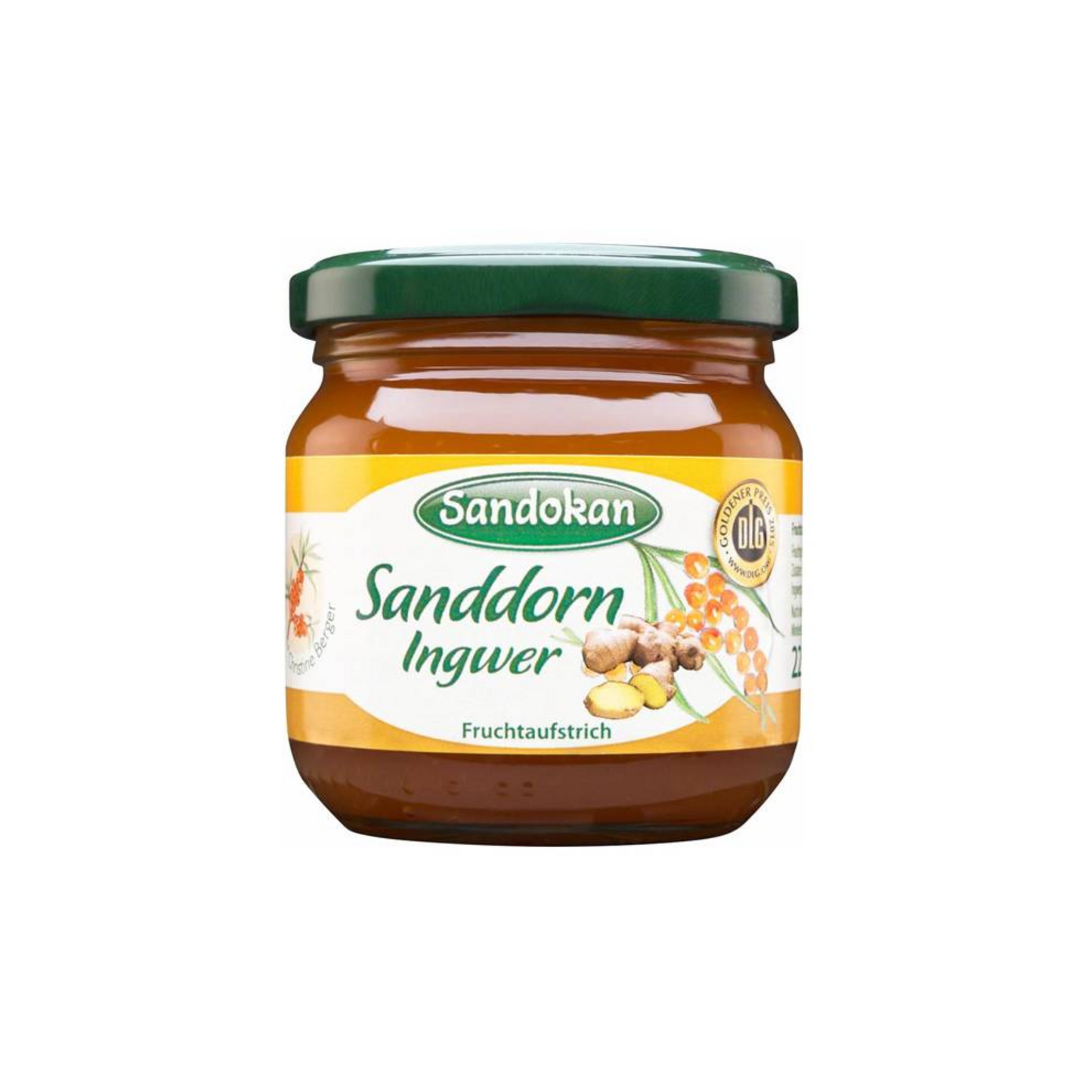 Sandokan Fruchtaufstrich Sanddorn mit Ingwer 225g