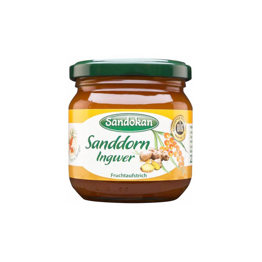 Sandokan Fruchtaufstrich Sanddorn mit Ingwer 225g