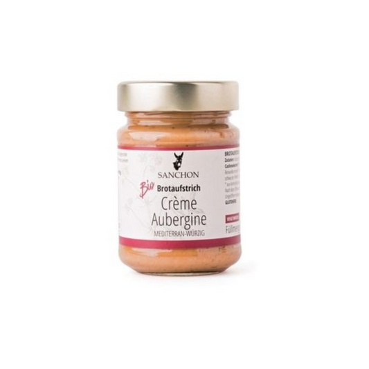 Bio Sanchon Creme Aubergine 190g