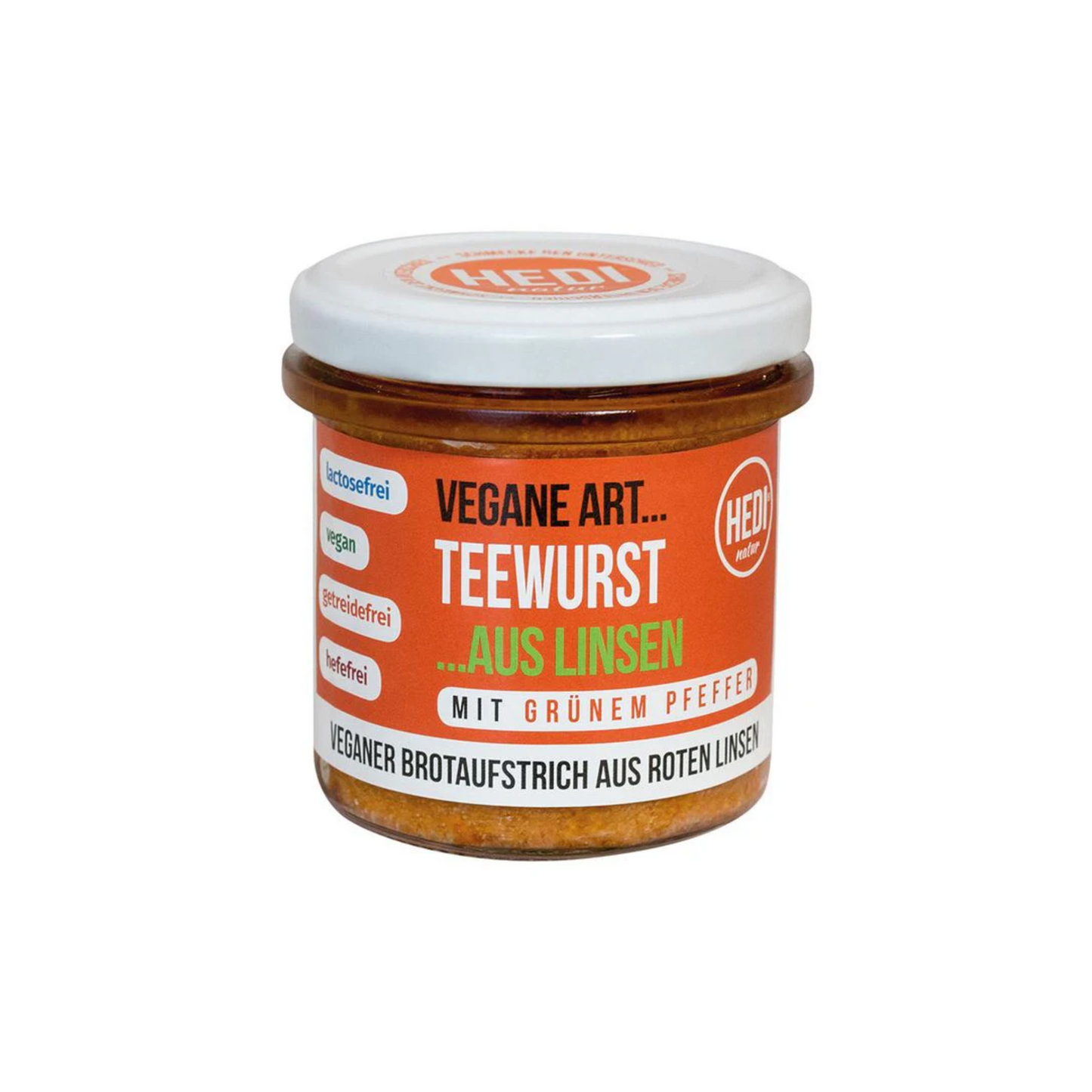Bio Hedi Brotaufstrich vegane Art Teewurst Pfeffer 140g