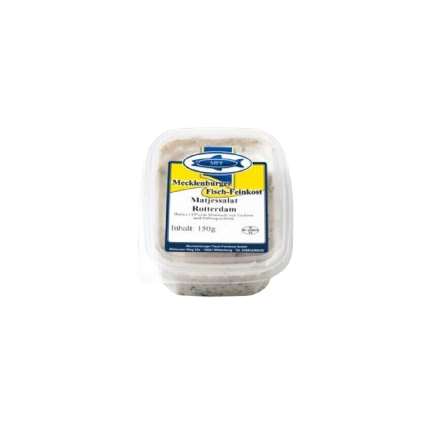 Mecklenburger Fisch Feinkost Matjessalat Rotterdam 150g
