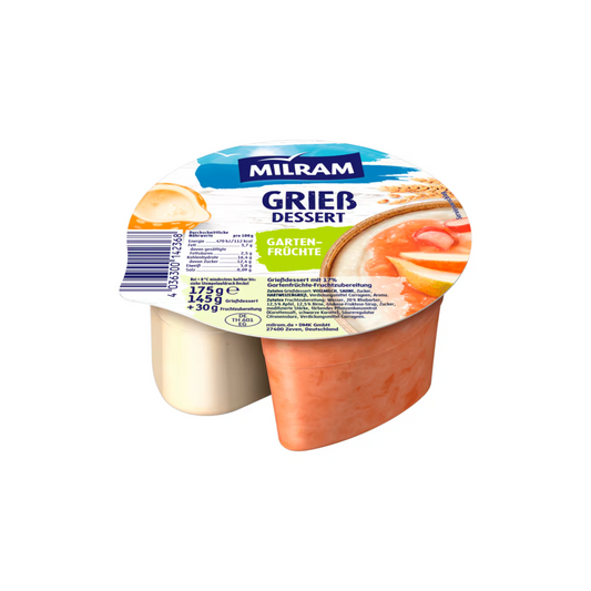 Milram Grießdessert Gartenfrüchte 175g