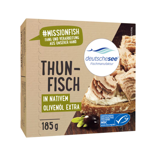 MSC Deutsche See Thunfischstücke in Sonnenblumenöl 185g