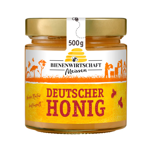 Bienenwirtschaft Deutscher Honig aus Mecklenburg-Vorpommern 500g
