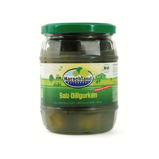 Bio Marschland Salzgurken milchsauer 520g