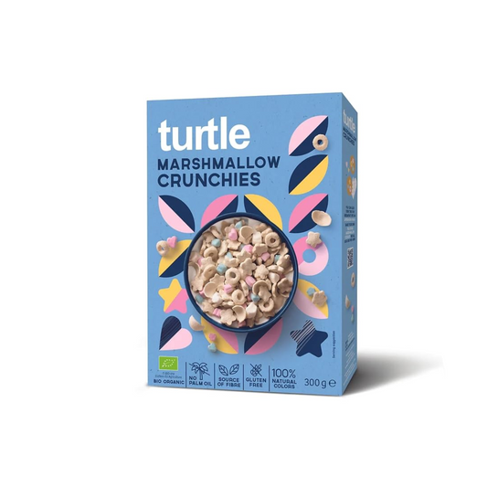 Bio Turtle Marshmallow Crunchies 300g