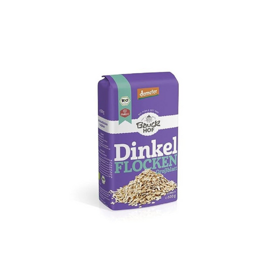 Demeter Bauck Mühle Dinkelflocken Großblatt 500g