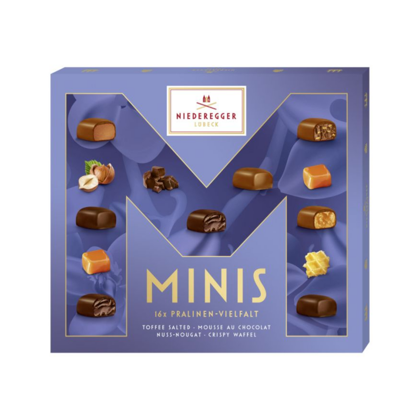 Niederegger Minis Pralinen Vielfalt 4-fach sortiert 120g