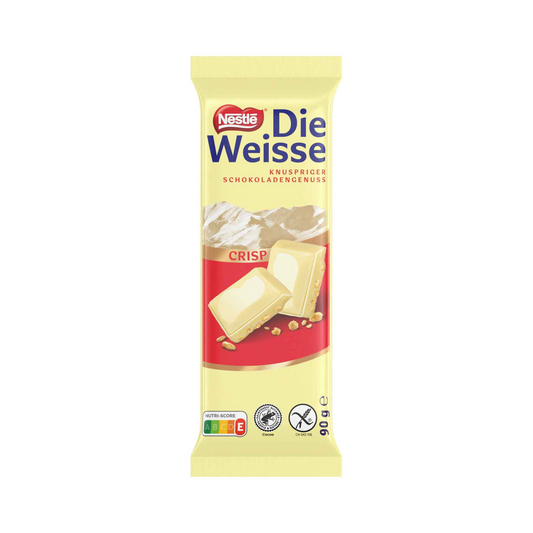 Nestle Die Weiße Crisp Schokolade 90g