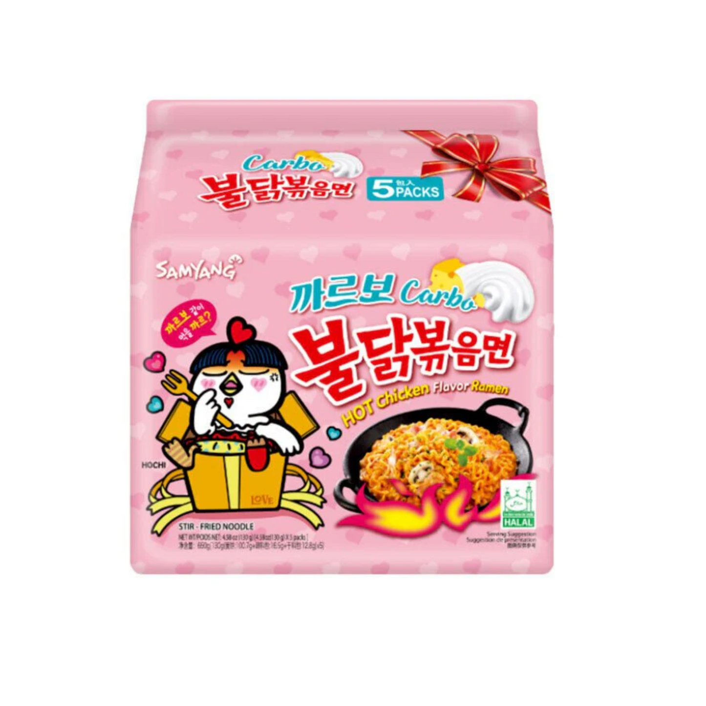 SamYang Noodle Hot Chicken Carbonara 5x130g